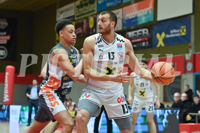 Basketball, Superliga 2024/25, Grunddurchgang 19.Runde, Flyers Wels vs. Klosterneuburg,