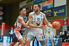 Basketball, Superliga 2024/25, Grunddurchgang 19.Runde, Flyers Wels vs. Klosterneuburg,
