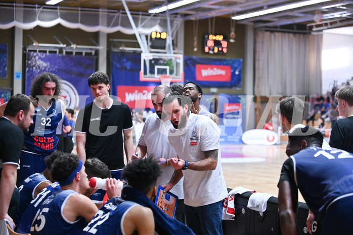 Basketball Superliga 2024/25, Playoff, Viertelfinale Spiel 1, Flyers Wels vs BBC Nord Dragonz,