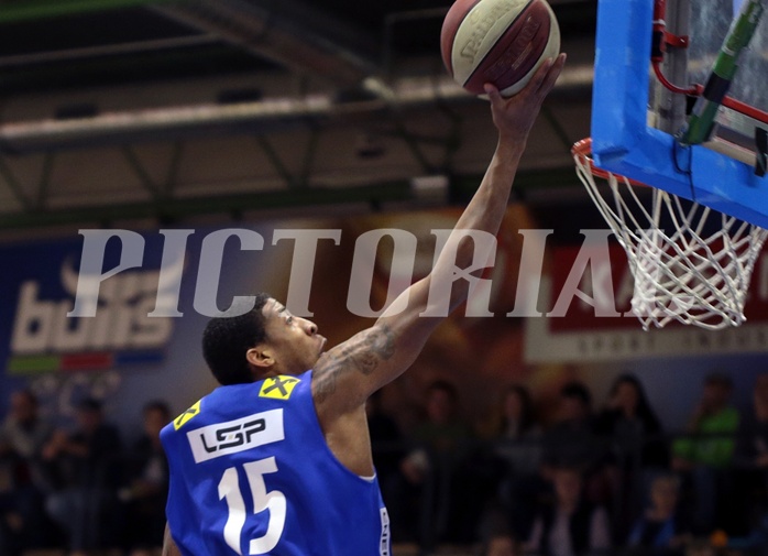 Basketball ABL 2015/16 Grunddurchgang 20.Runde Kapfenberg Bulls vs Gmunden Swans