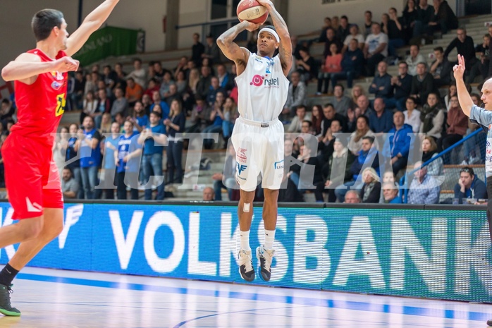 Basketball, ABL 2016/17, Grunddurchgang 21.Runde, Oberwart Gunners, WBC Wels, Derek Jackson Jr. (6)