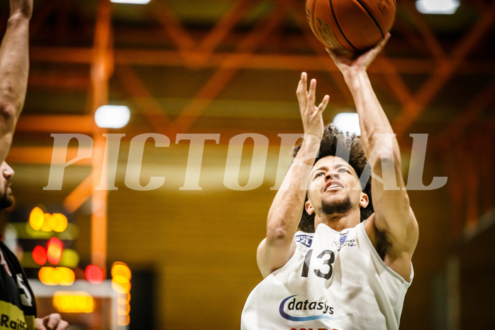 Basketball, Basketball Zweite Liga, Grunddurchgang 12.Runde, BBC Nord Dragonz, Mattersburg Rocks, Kyran Jordan Mc Clure (13)