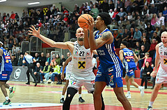 Basketball, Superliga 2024/25, Grunddurchgang 12.Runde, Flyers Wels vs. Oberwart Gunners,
