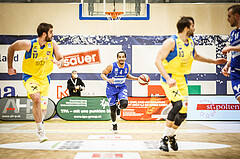 Basketball, bet-at-home Basketball Superliga 2019/20, Platzierungsrunde 3.Runde, SKN St. Pölten Basketball, Oberwart Gunners, Lawrence Alexander (4)