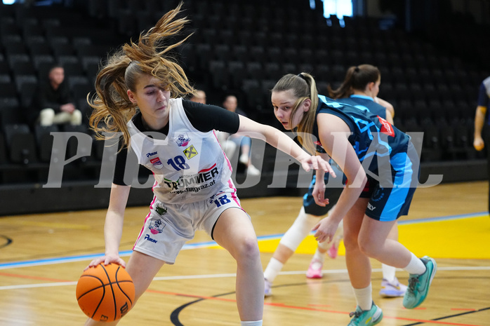 Basketball Damen Superliga 2023/24, Grunddurchgang, 14. Runde, UBSC Graz vs. Timberwolves


