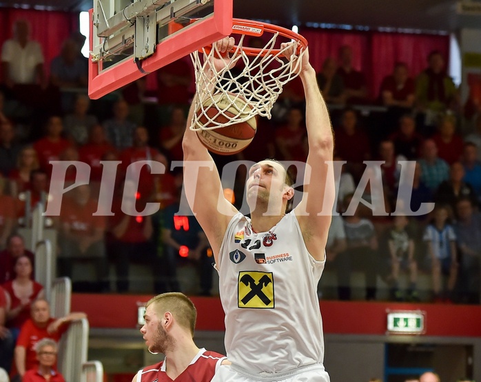 Basketball ABL 2015/16 Playoff Halbfinale Spiel 5 WBC Wels vs Traiskirchen Lions