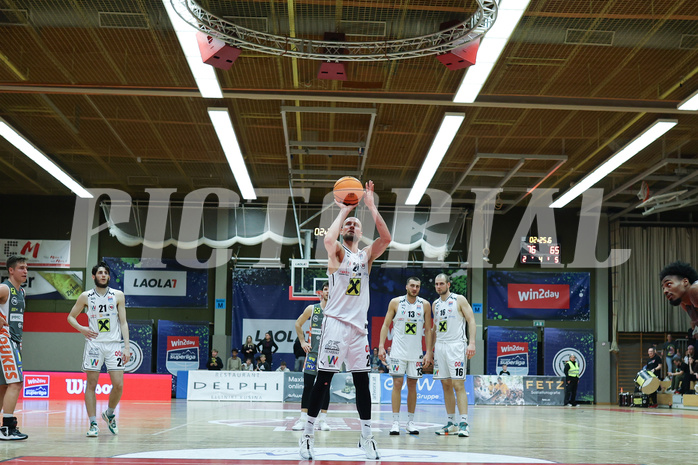 Basketball Superliga 2023/24, 5.Plazierungsrunde,Flyers Wels vs. Klosterneuburg Dukes,