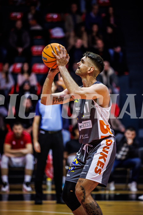 Basketball, Win2Day Superliga 2024/25, Grunddurchgang 7.Runde, BC Vienna, Klosterneuburg Dukes, Benjamin Blazevic (11)
