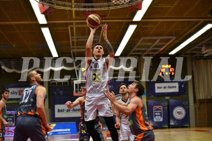 Basketball Superliga 2020/21, Viertelfinale Spiel 2 Flyers Wels vs.Klosterneuburg Dukes