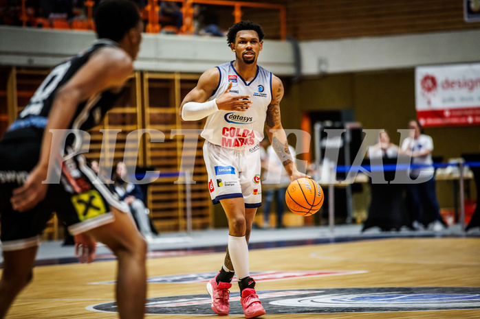 Basketball, Win2Day Superliga 2024/25, Playoffs Viertelfinale Spiel 4, BBC Nord Dragonz, Flyers Wels, Rayshawn Mart (3)