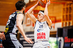 Basketball, win2day Basketball Superliga 2024/25, Playoffs Halbfinale 4. Spiel
, BBC Nord Dragonz, Gmunden Swans, Lukas Hahn (25)