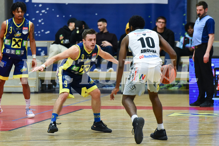 Win2Day Basketball Superliga 2022/23, Grunddurchgang 18.Runde, Flyers Wels vs. UBSC Graz,