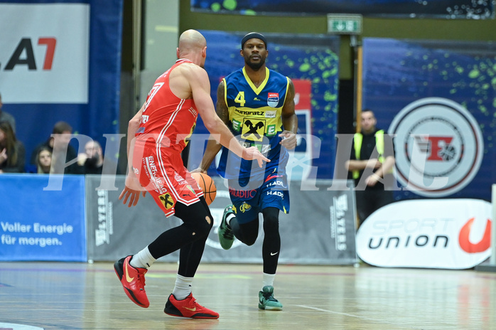 Basketball, Superliga 2024/25, Grunddurchgang 14.Runde, Flyers Wels vs. UBSC Graz,