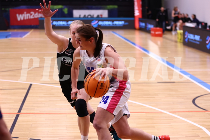 13.01.2024, Graz, Raiffeisen Sportpark, Basketball Damen Superliga 2023/24, Grunddurchgang 9.Runde, UBSC-DBBC Graz - Basket Flames Women ,  