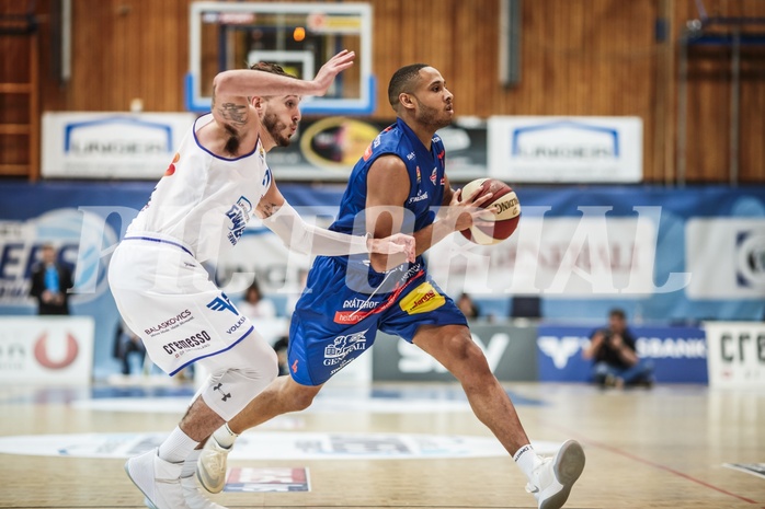 Basketball, ABL 2018/19, Grunddurchgang 7.Runde, Oberwart Gunners, Kapfenberg Bulls, Elijah Wilson (4)