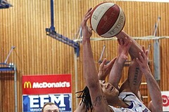 Basketball ABL 2015/16 Playoff Halbfinale Spiel 2  Oberwart Gunners vs BC Vienna