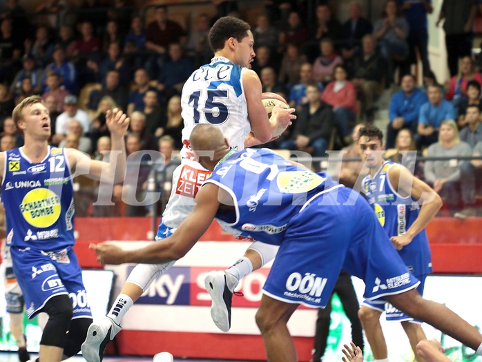 Basketball ABL 2017/18 Grunddurchgang 8.Runde Kapfenberg Bulls vs Gmunden Swans