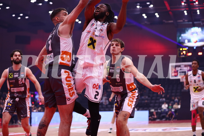 19.01.2025, Graz, Raiffeisen Sportpark, Basketball Austria Cup 2025, Final Four, Finale, Flyer Wels vs. Klosterneuburg Dukes,  