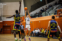 Basketball, Basketball Zweite Liga 2024/25, Grunddurchgang 17.Runde, Vienna Timberwolves, Future Team Steiermark, Ivor Kuresevic (44)