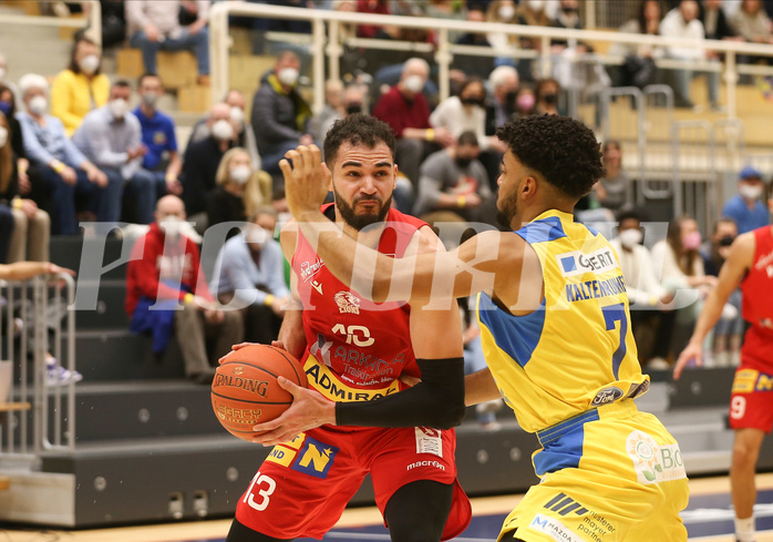 Basketball Superliga 2021/22, Grunddurchgang 17.Runde SKN St.Pölten vs. Traiskirchen Lions
