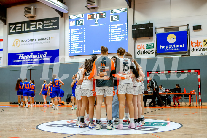 15.12.2024 Österreichischer Basketballverband 2024/25, SLWU19 Basket Duchess vs. BBU Salzburg