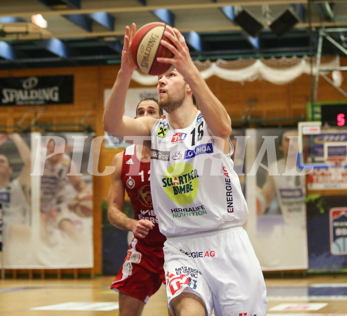 Basketball Superliga 2020/21, Grunddurchgang 18.Runde Gmunden Swans vs. BC Vienna


