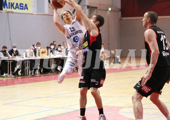 Basketball 2.Bundesliga 2020/21 Grunddurchgang 16.Runde  Jennersdorf Blackbirds vs Mattersburg Rocks
