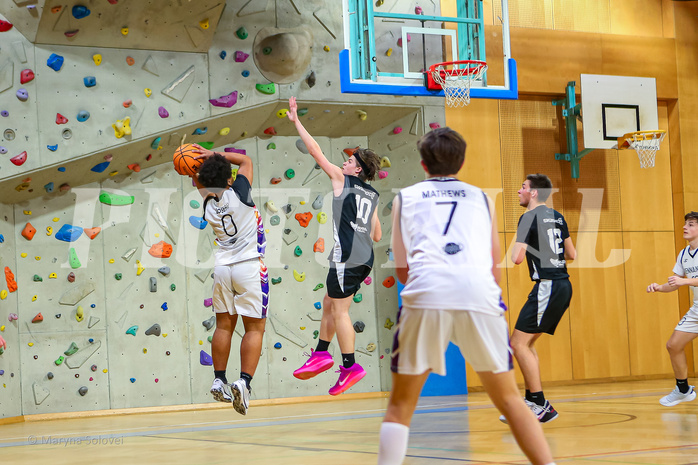 01.12.2024 Österreichischer Basketballverband 2024/25, SLMU16, Post SV Wien vs. Swarco Raiders