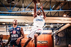 Basketball, ABL 2017/18, Grunddurchgang 33.Runde, Oberwart Gunners, Kapfenberg Bulls, Jerome Seagears (5)
