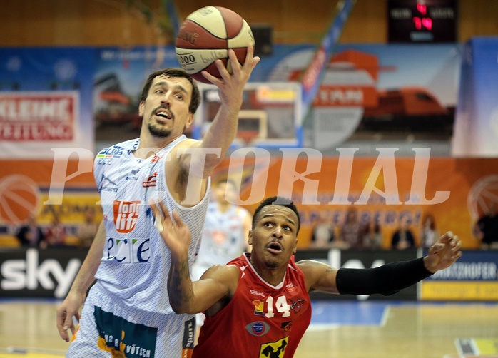 Basketball ABL 2015/16 31.Runde Kapfenberg Bulls vs WBC Wels