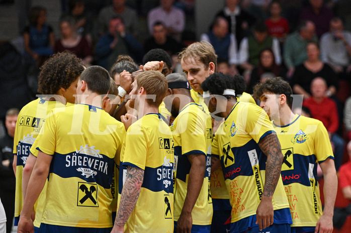 Basketball, Superliga 2024/25, 9. Plazierungsrunde, Flyers Wels vs. UBSC Graz,
