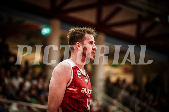 Basketball, FIBA EuroBasket 2025 Qualifiers , , AUSTRIA, IRELAND, Jakob PÖLTL (12)