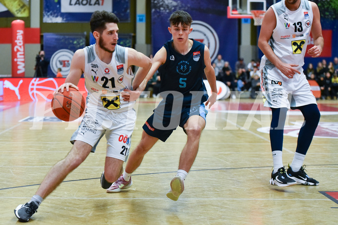 Win2Day Basketball Superliga 2022/23, Grunddurchgang. 16.Runde Flyers Wels vs. Timberwolves,
