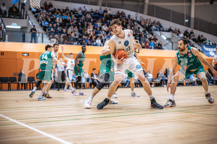 Basketball, Win2Day Superliga 2022/23, 9. Qualifikationsrunde, Vienna Timberwolves, Kapfenberg Bulls, Chris Vogt (33)