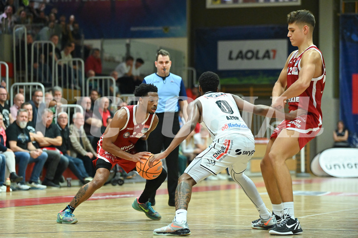 Basketball, Superliga 2024/25, Grunddurchgang 5.Runde, Flyers Wels vs. BC Vienna,
