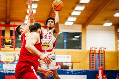 Basketball, win2day Basketball Superliga 2023/24, Grunddurchgang 14.Runde, Traiskirchen Lions, BC Vienna, Obinna Anthony Ndukwe (2)