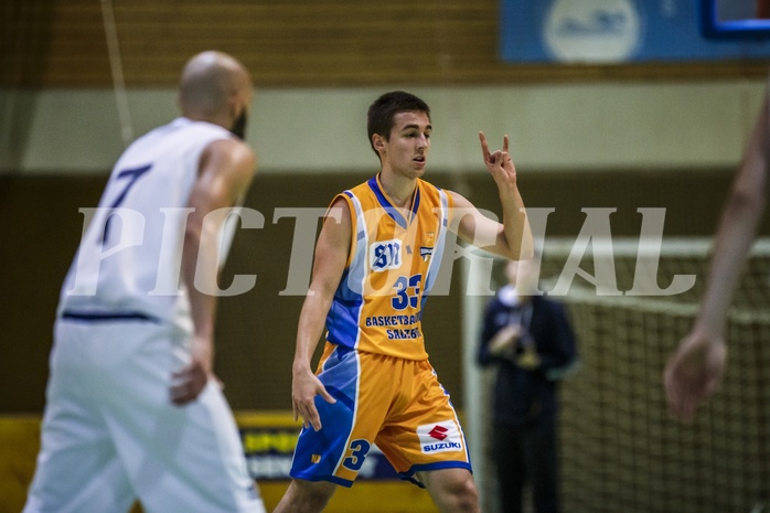 Basketball, 2.Bundesliga, Grunddurchgang 5.Runde, Mattersburg Rocks, Mistelbach Mustangs, Goran Simic (33)