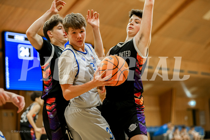 09.03.2025 Österreichischer Basketballverband 2024/25, SLMU14, STARS Basketball vs Vienna United