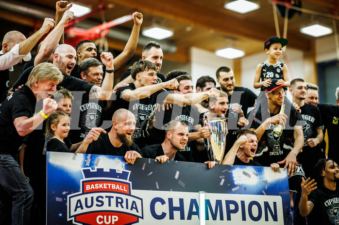 Basketball, Basketball Austria CUP 2023/24, Finale, Traiskirchen Lions, Flyers Wels, 