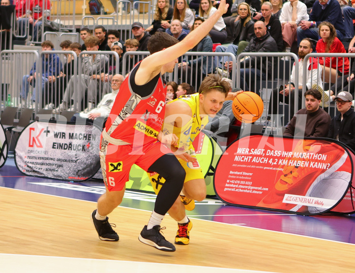 Basketball Superliga 2023/24, Playoff, Viertelfinale Spiel 2 SKN St. Pölten vs. Traiskirchen Lions