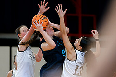 15.02.2025 Österreichischer Basketballverband 2024/25, SLWU19, Basket Flames UNION vs. Vienna Timberwolves