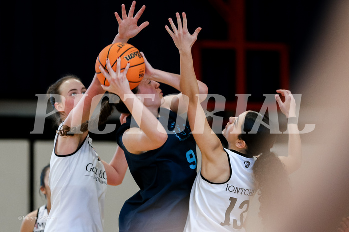 15.02.2025 Österreichischer Basketballverband 2024/25, SLWU19, Basket Flames UNION vs. Vienna Timberwolves