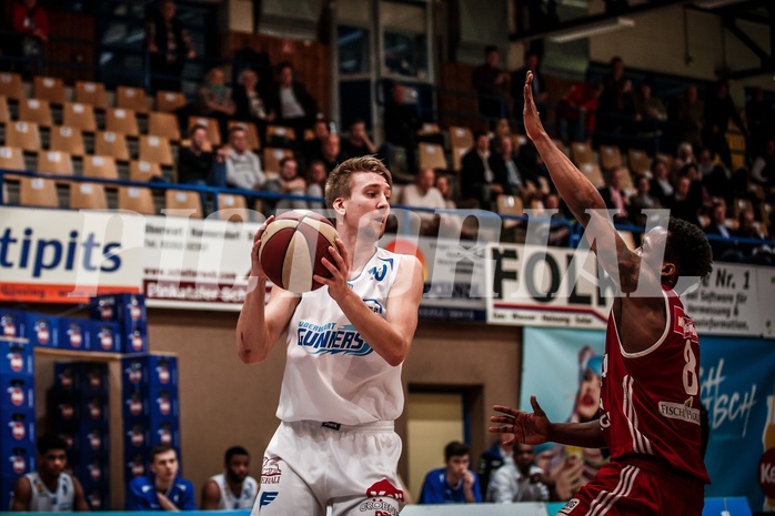 Basketball, ABL 2017/18, Grunddurchgang 27.Runde, Oberwart Gunners, BC Vienna, Georg Wolf (10)