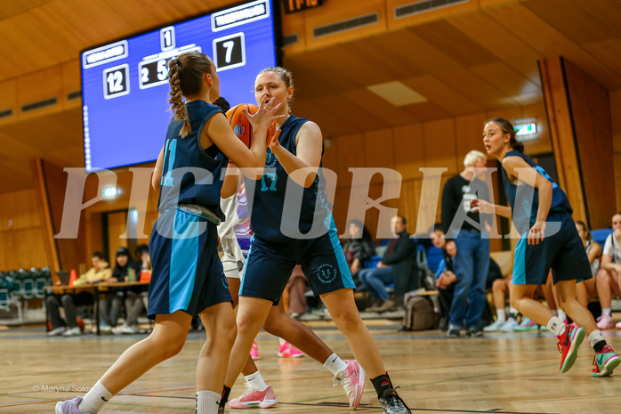 01.12.2024 Österreichischer Basketballverband 2024/25, SLWU19, Vienna United vs. Vienna Timberwolves