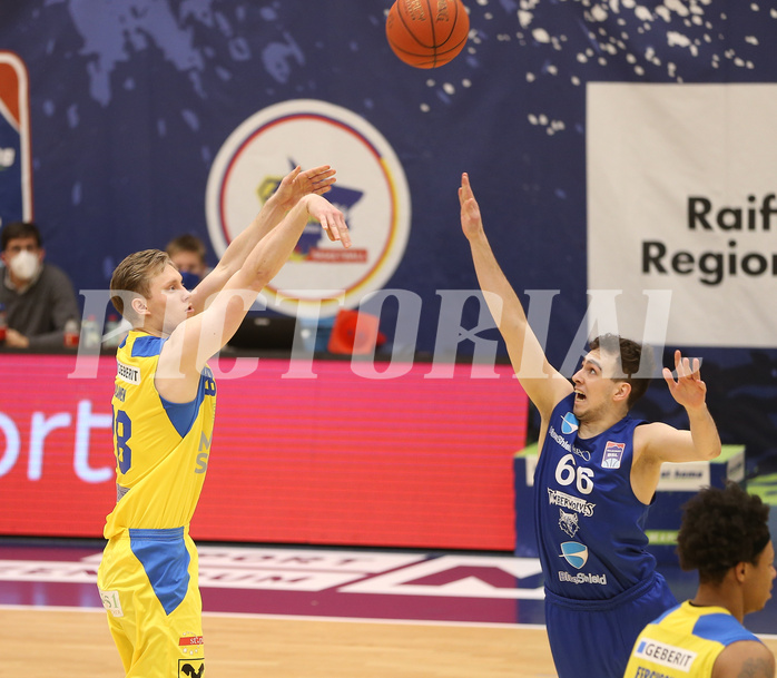 Basketball Superliga 2021/22, Grunddurchgang 12.Runde SKN St.Pölten vs. Timberwolves