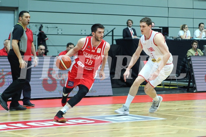 Basketball FIBA Basketball World Cup 2019 European Qualifiers,  First Round Austria vs. Georgia


