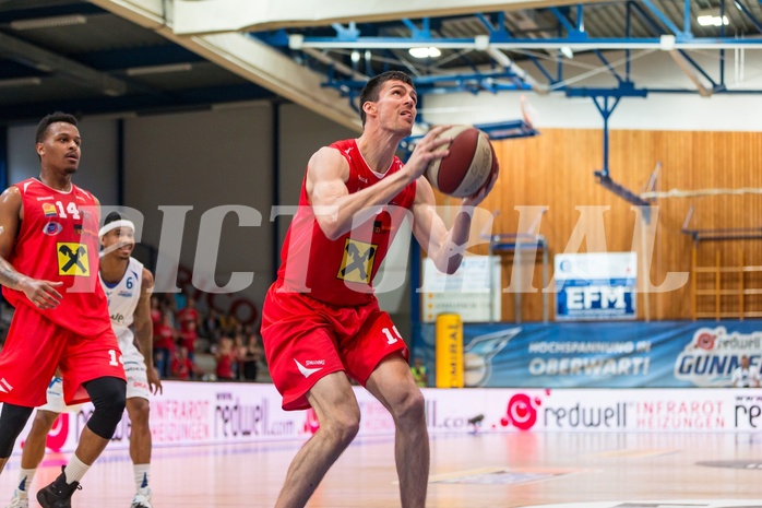 Basketball, ABL 2016/17, Playoff HF Spiel 5, Oberwart Gunners, WBC Wels, Dejan Cigoja (10)