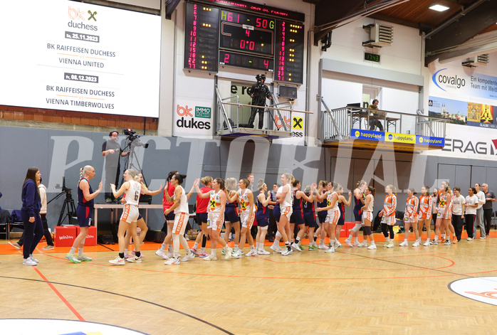 Basketball Damen Superliga 2023/24, Grunddurchgang Spiel 4 BK Duchess Klosterneuburg vs. SKN St.Pölten


