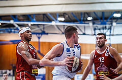 Basketball, Admiral Basketball Superliga 2019/20, Grunddurchgang 8.Runde, Oberwart Gunners, Traiskirchen Lions, Shawn L. Ray (6)