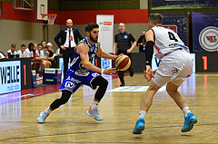 Basketball Superliga 2020/21, Grunddurchgang 6.Runde Flyers Wels vs. Swans Gmunden, Daniel Friedrich (6), Jan Raszdevsek (4),

